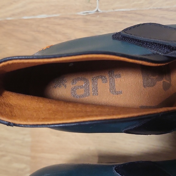 Art ShoesGreen Leather Mary Jane Flats Size 39  Made in Spain - Picture 3 of 7